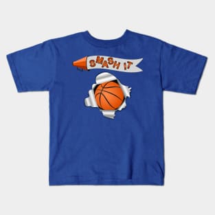 Smash It - Basketball Kids T-Shirt